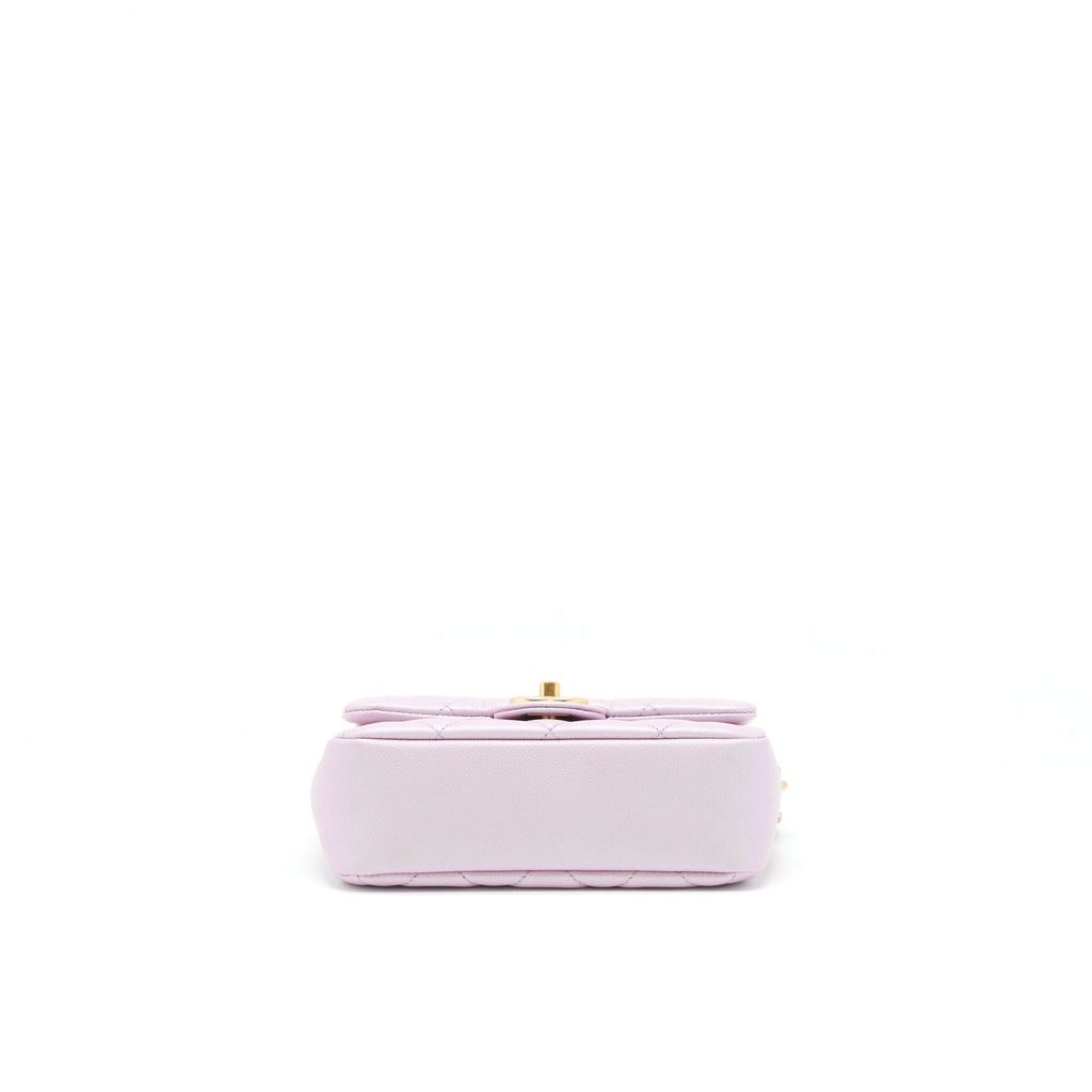 Chanel 21K My Perfect Mini Flap Bag Caviar Pink