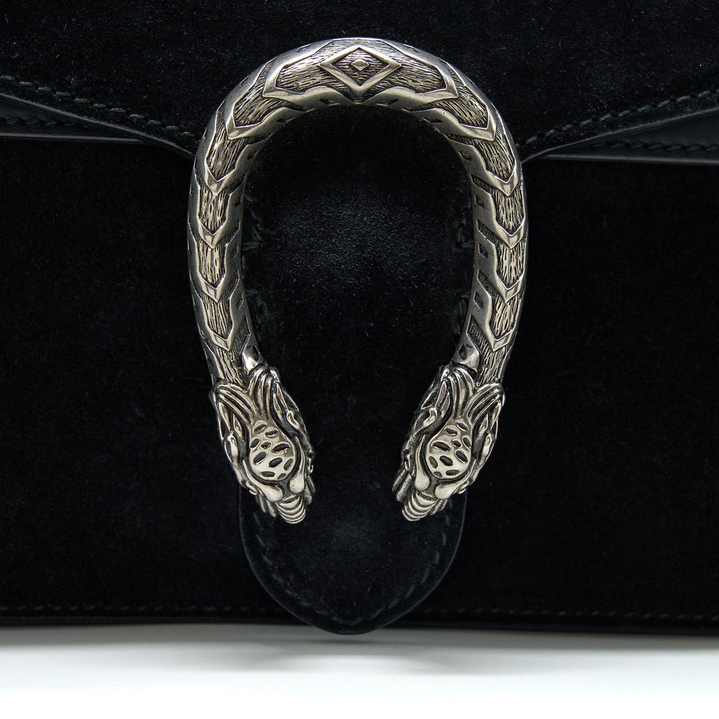 Gucci Dionysus Shoulder Bag Black SHW