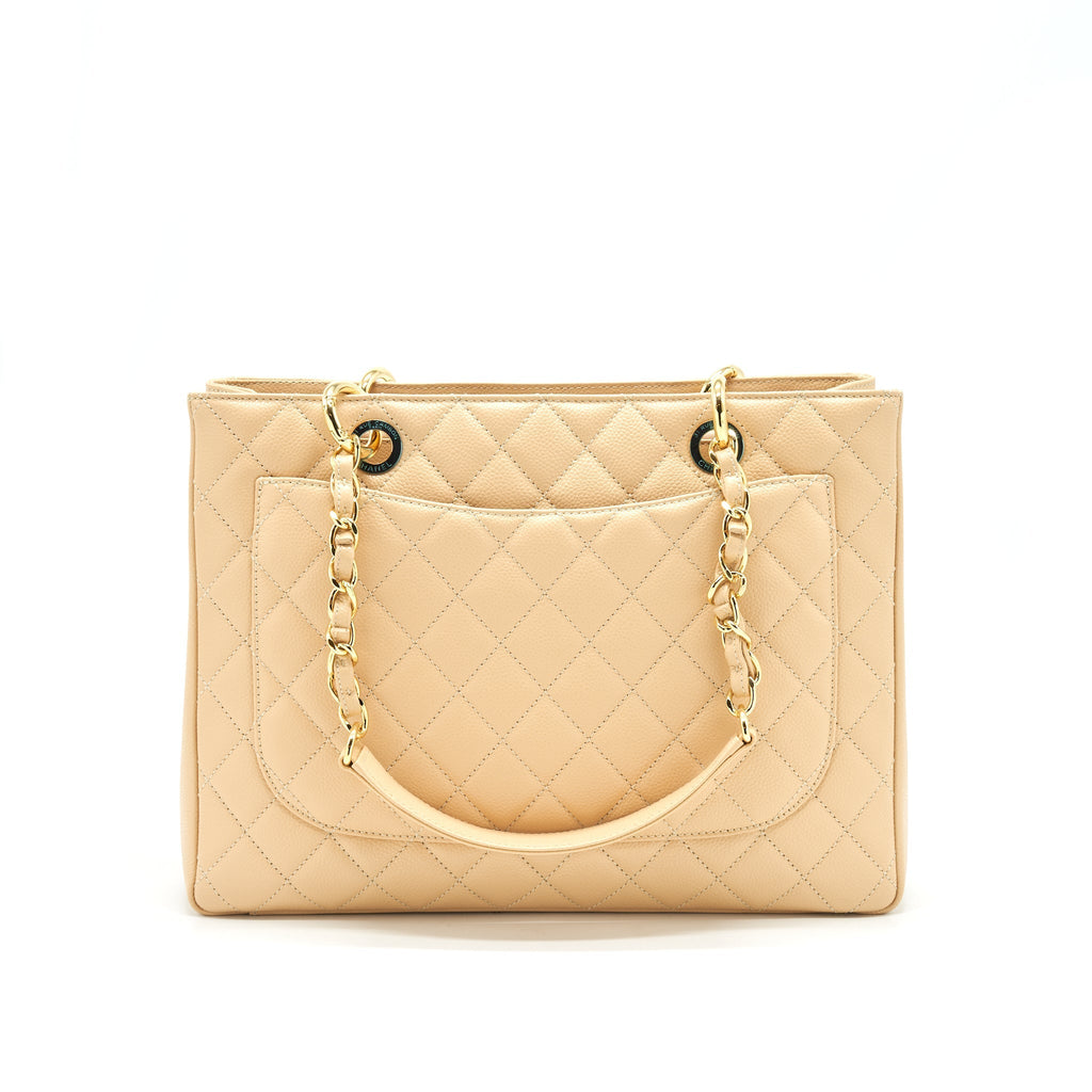 Chanel Grand Shopping Tote Bag Beige with