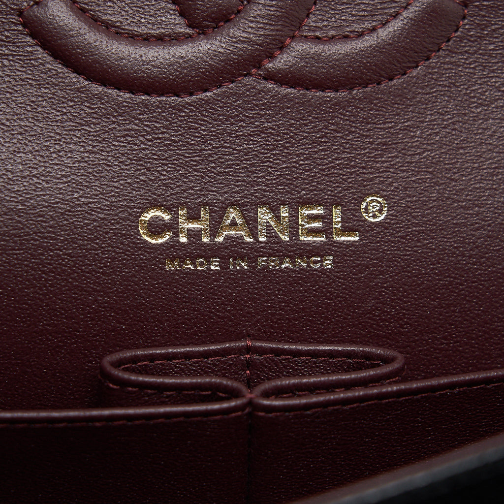 Chanel Medium Classic Double Flap 25cm Caviar Black