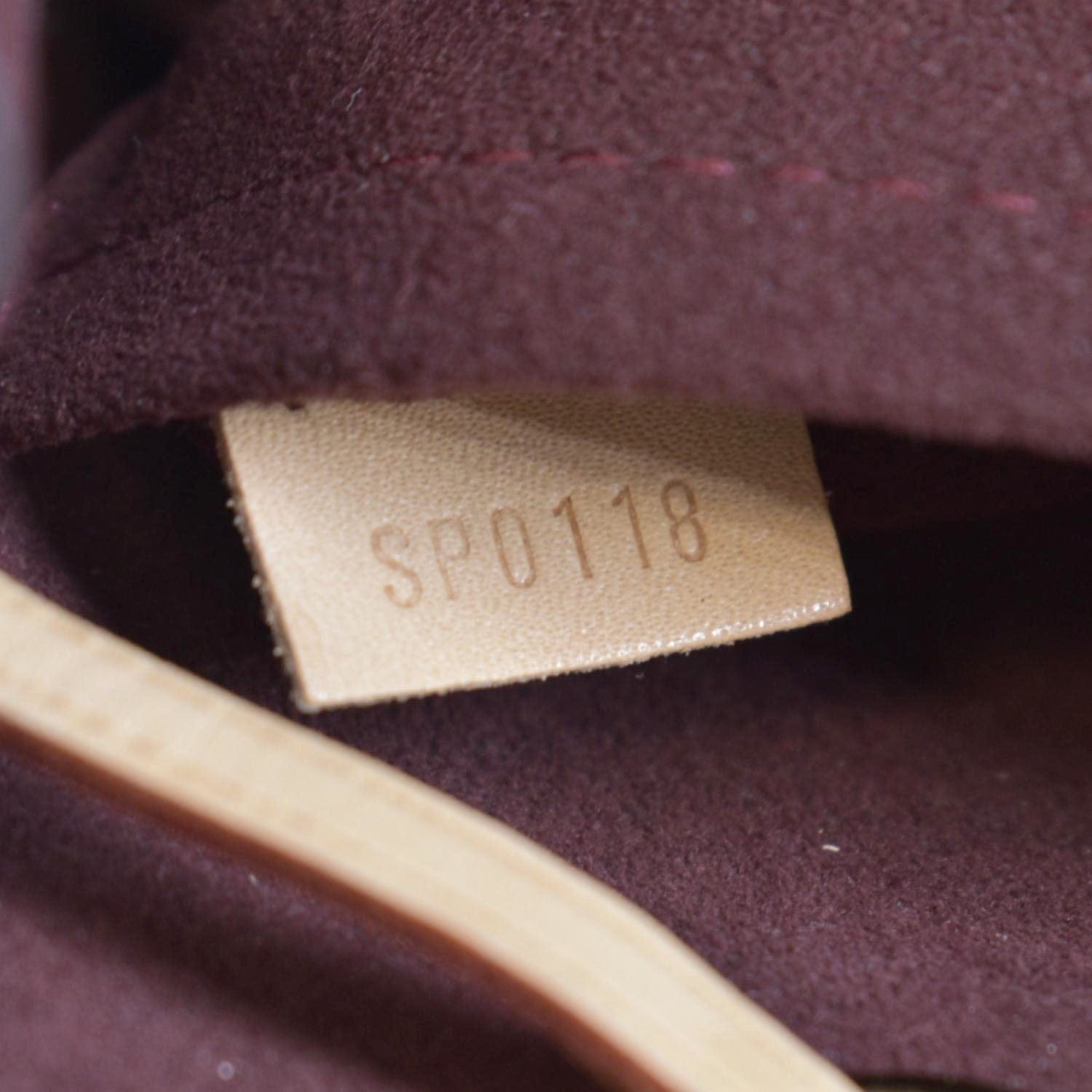 LOUIS VUITTON Montsouris PM Monogram Canvas Backpack Brown