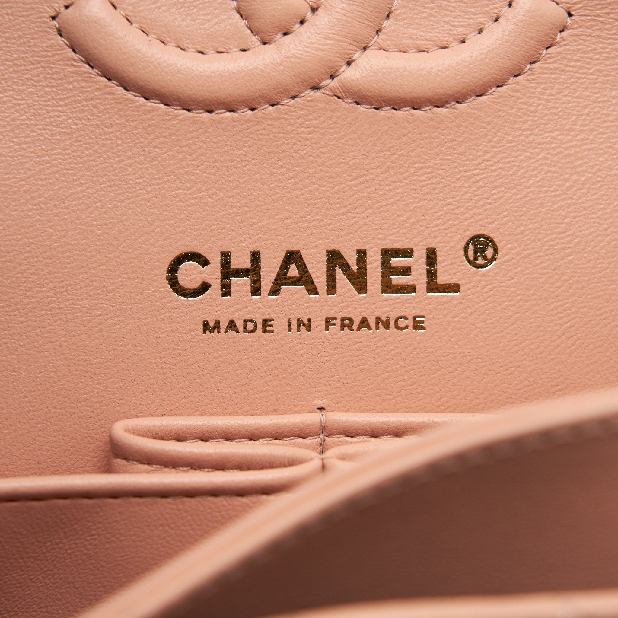 Chanel Small Classic Double Flap Bag Lambskin Pink L