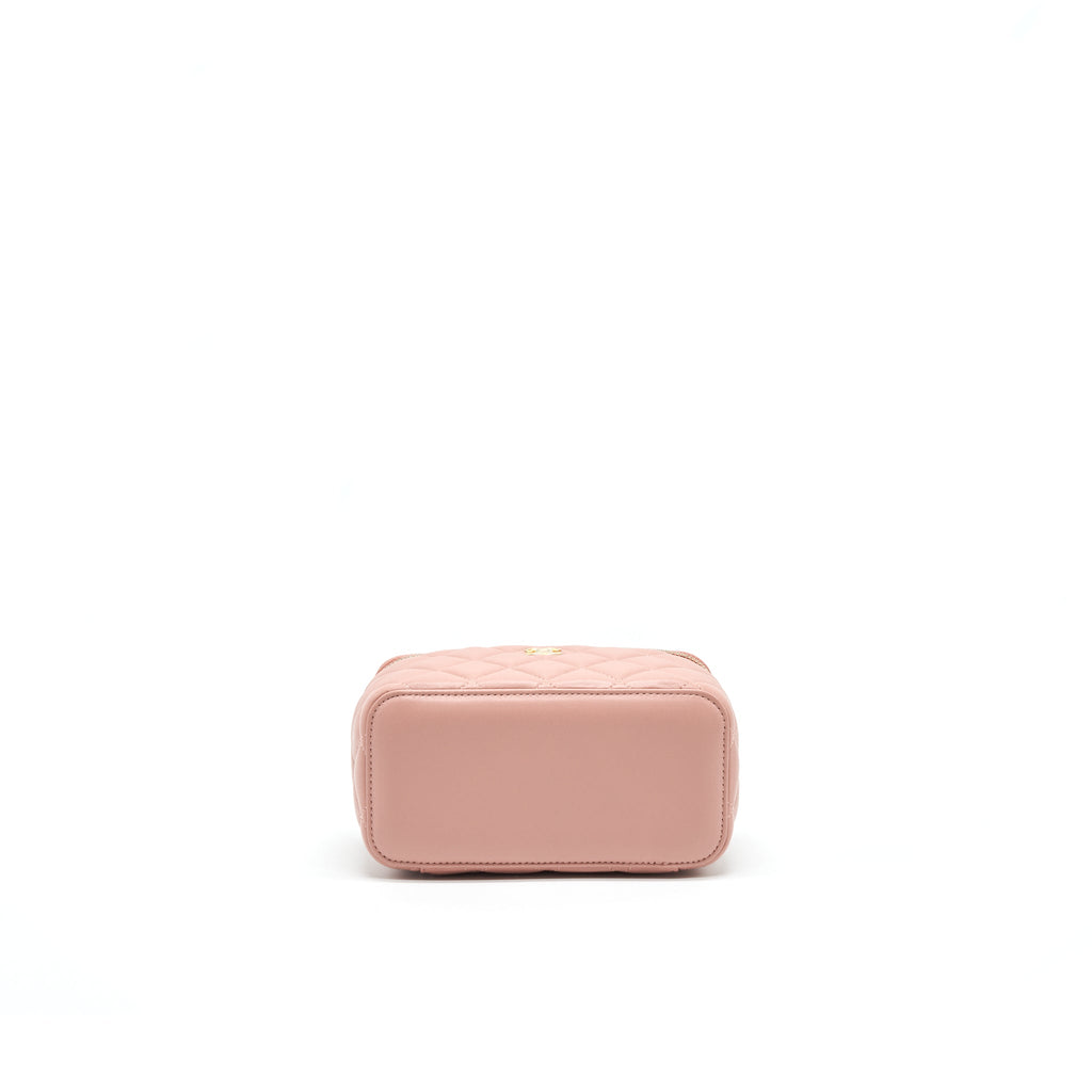 Chanel 21B Dark Pink Pearl Crush Rectangular Vanity