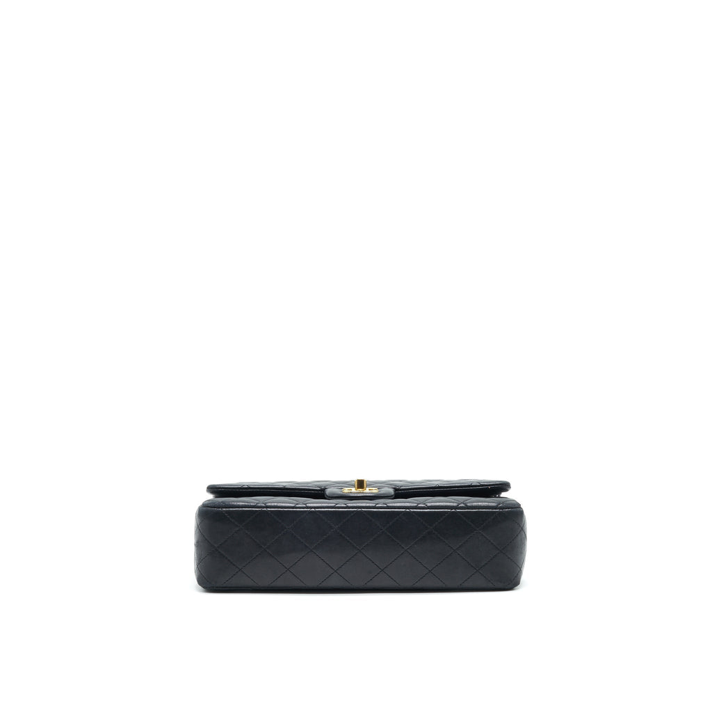 Chanel Classic Double Flap Bag Lambskin Medium Black  serial 19