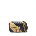 Gucci Mini GG Marmont Flap Bag Limited Edition Multicolor
