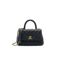 Chanel Caviar Mini Cocohandle Black  serial25