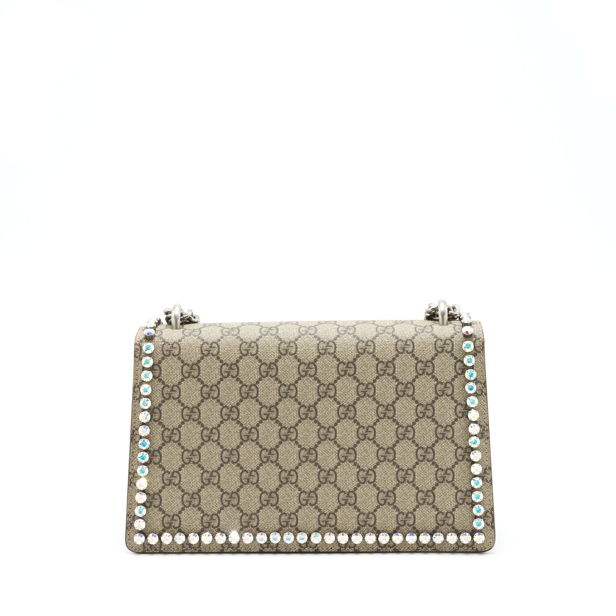 Gucci Dionysus GG Small Crystal Shoulder Bag SHW