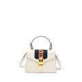 Gucci Mini Sylvia Top Handle Bag White