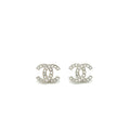 Chanel CC Logo Crystals Earrings