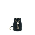 Chanel Pearl Crush On Chain Mini Bucket Velvet Black L