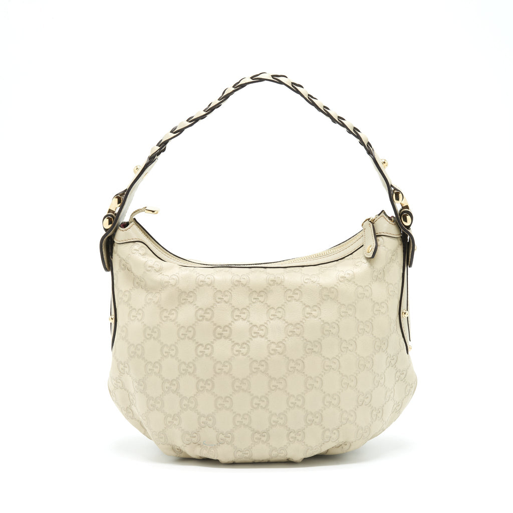 Gucci GG supreme Print Bag Light Grey