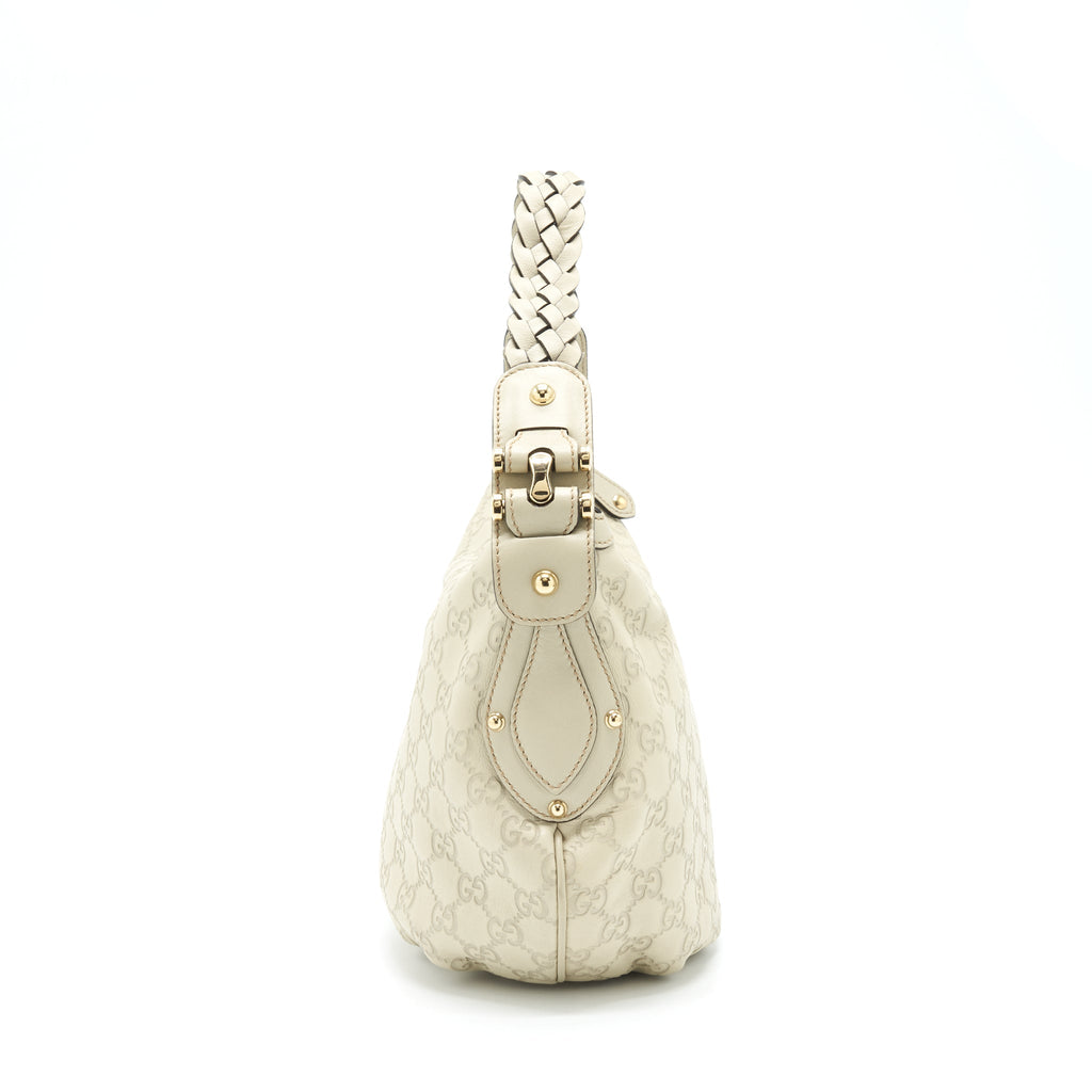 Gucci GG supreme Print Bag Light Grey
