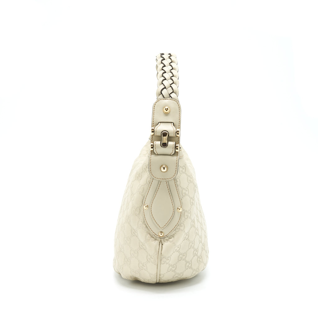 Gucci GG supreme Print Bag Light Grey
