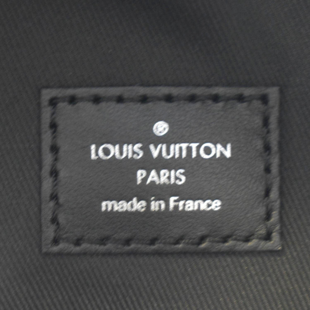 LOUIS VUITTON Josh Damier Graphite Backpack Black