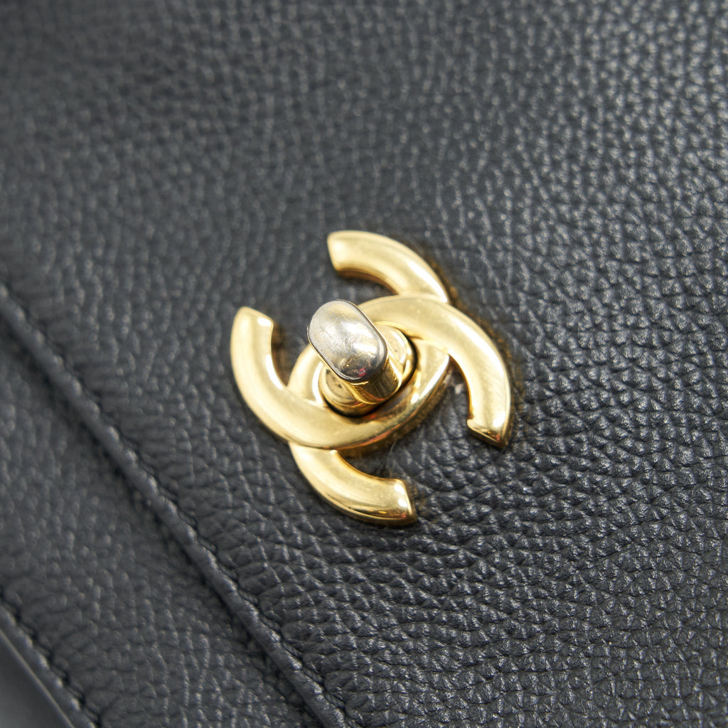 Chanel Executive Cerf Small Tote Bag Caviar black with