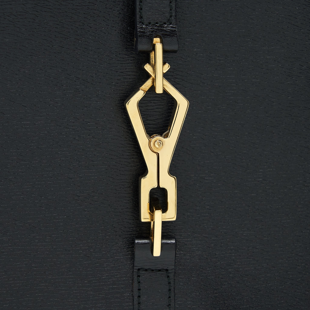 Gucci Vintage Jackie With Bamboo Handle Black