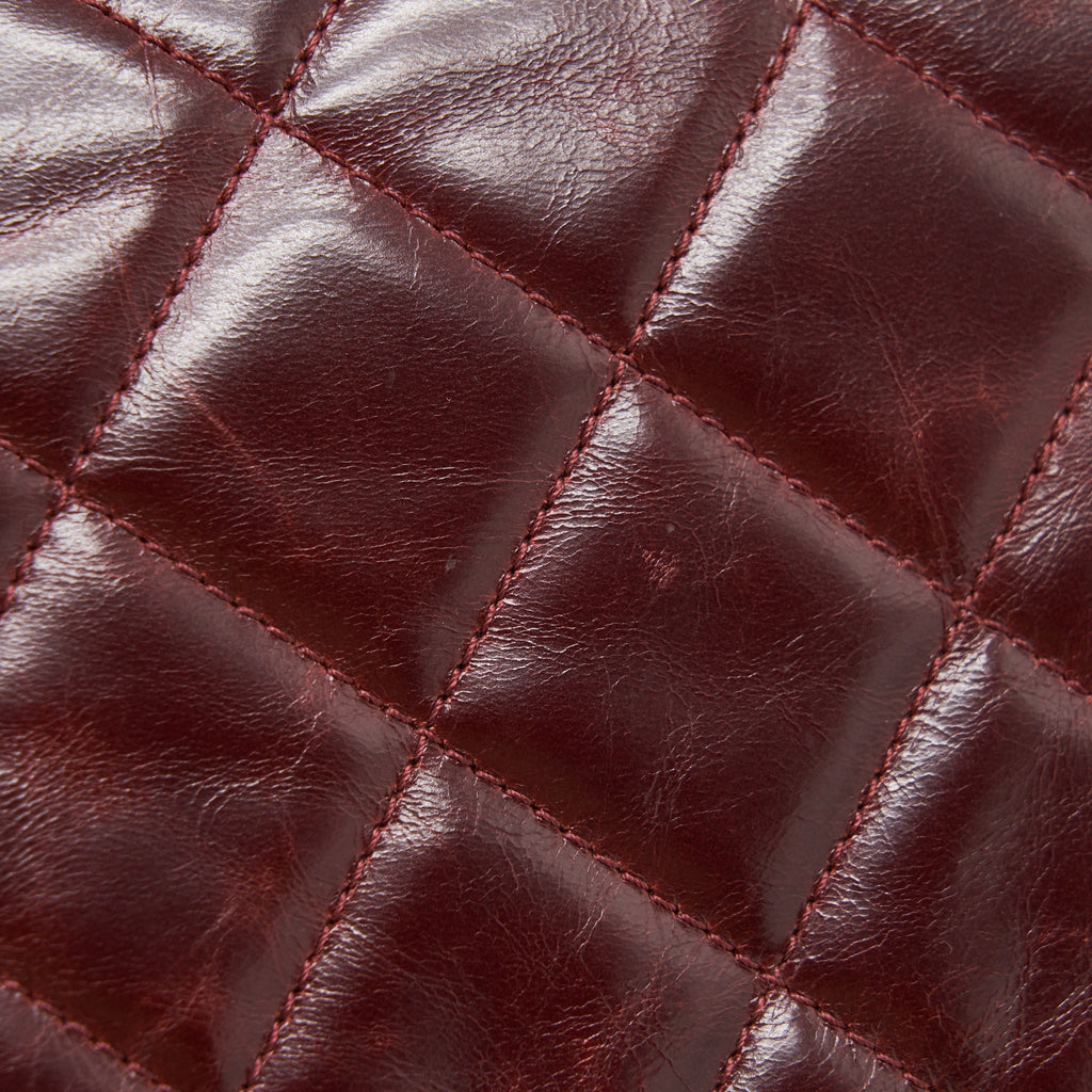 Chanel Quilted Shoulder Flap Bag Lambskin Red