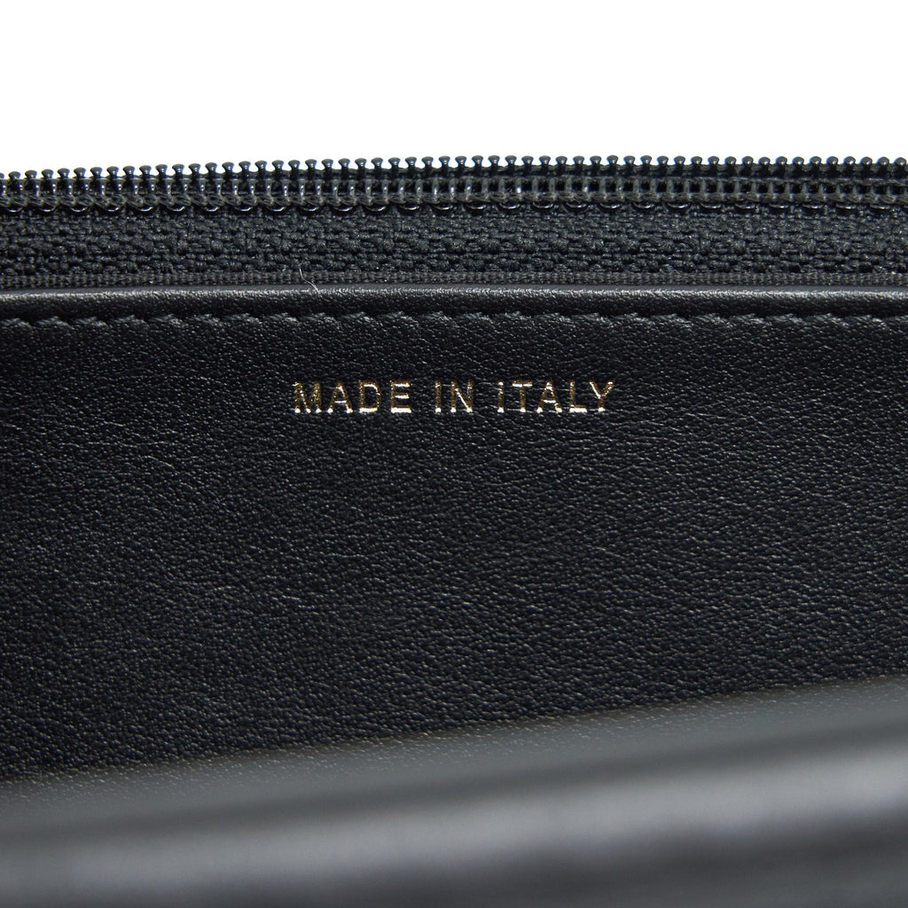 Chanel Leboy Wallet On Chain WOC Caviar Black