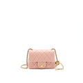 Chanel 21B Light Pink Pearl Crush Mini Square Flap Bag