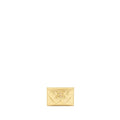 Chanel CC Logo  Holder Gold Lambskin