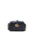 Gucci GG Marmont Camera Bag Black Brushed
