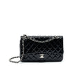 Chanel Patent Leather Medium Classic Double Flap bag Black