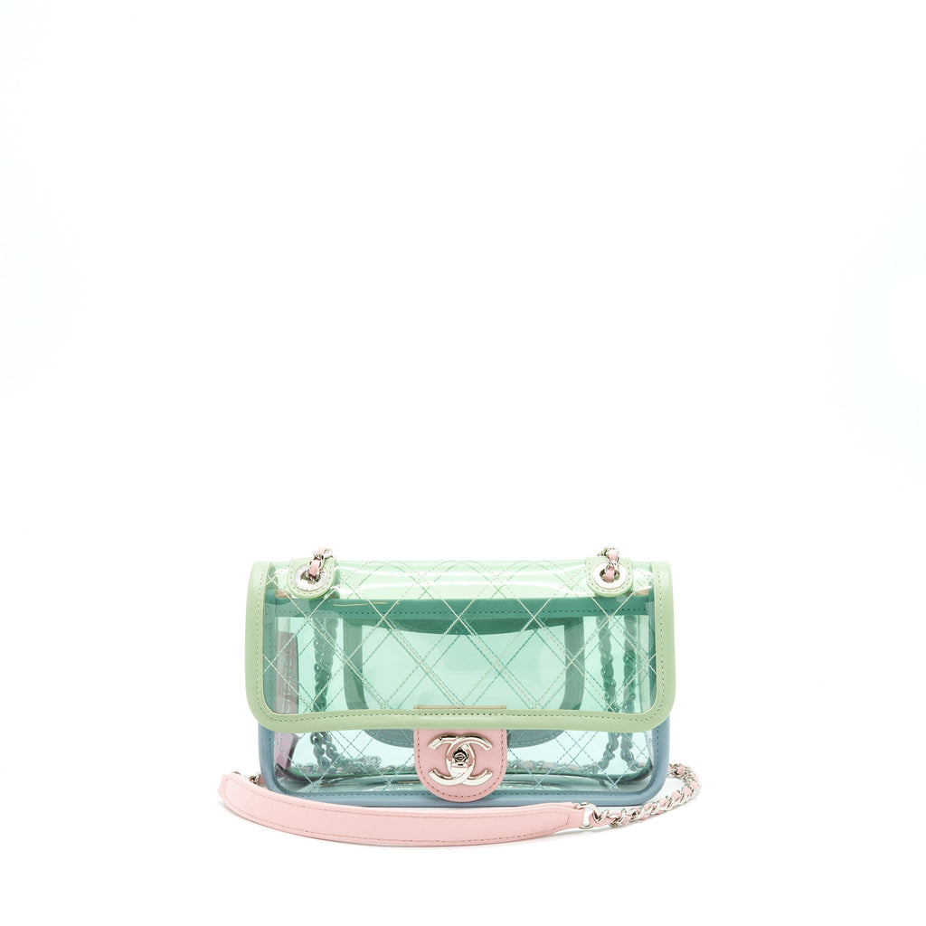Chanel PVC Coco Splash Mini Flap Bag Multi Colour