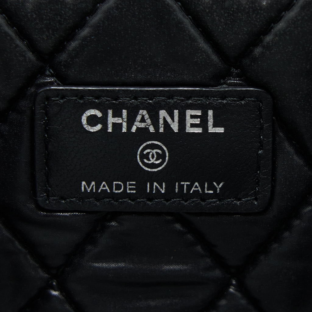 Chanel Boy Clutch Lambskin Black