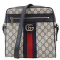GUCCI Ophodia Small GG Supreme Canvas Messenger Bag Blue 547926