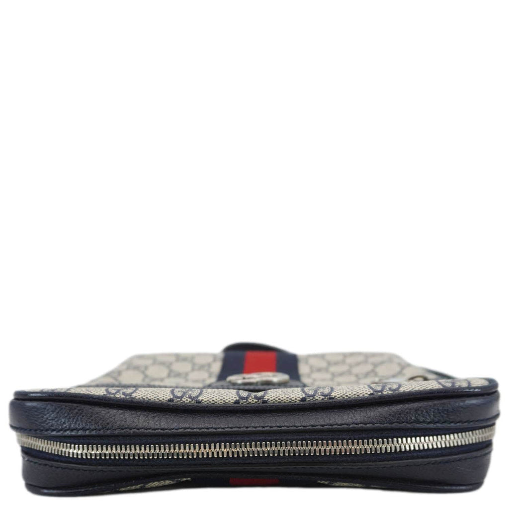GUCCI Ophodia Small GG Supreme Canvas Messenger Bag Blue 547926