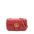 Gucci Small GG Marmont Bag Red