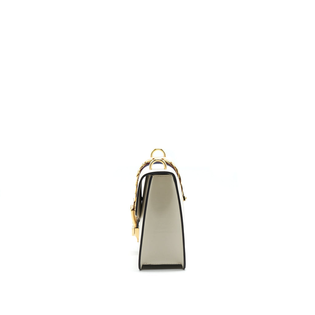 GUCCI SMALL SYLVIE BAG IN WHITE
