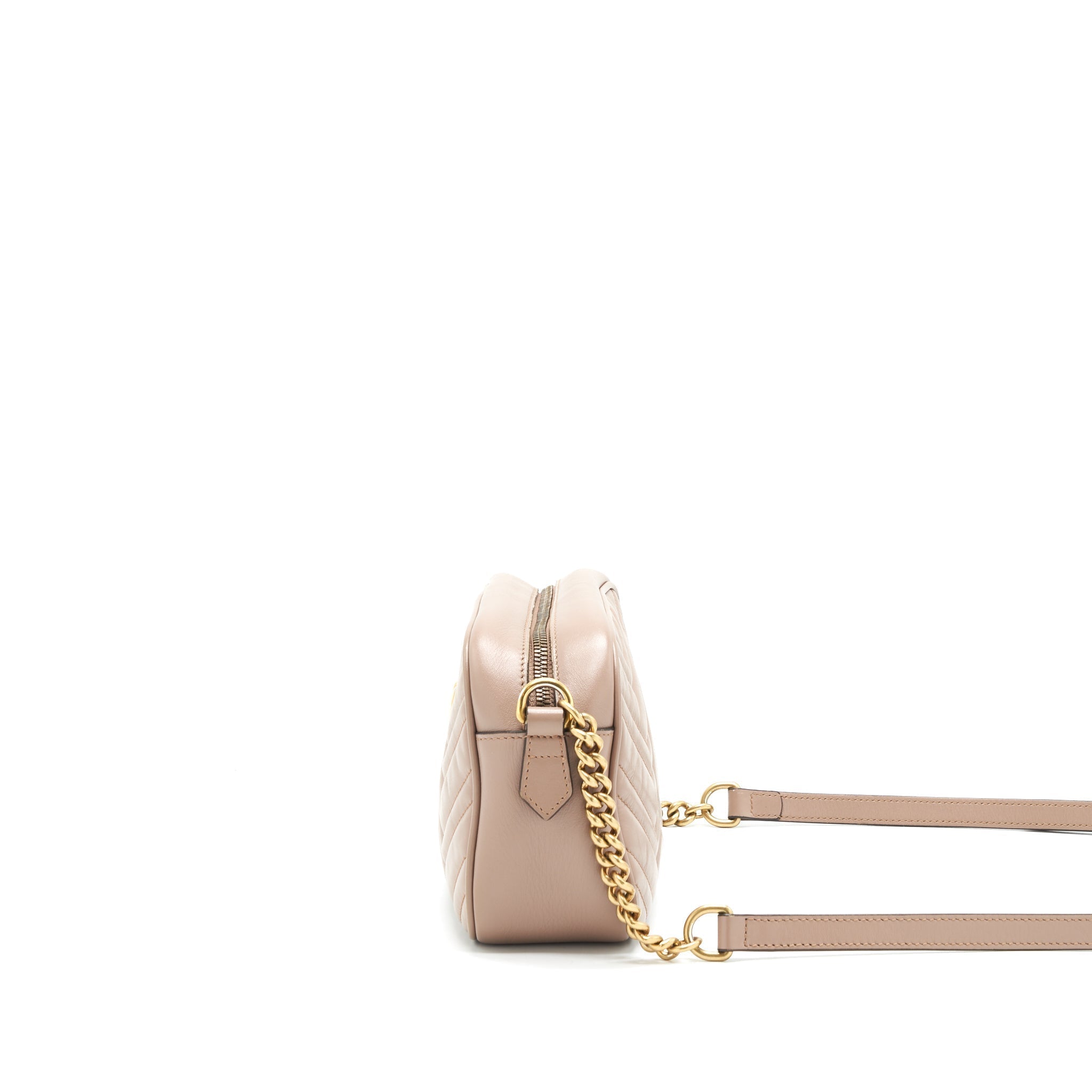 Gucci GG Marmont Small Matelasse Camera Bag Beige
