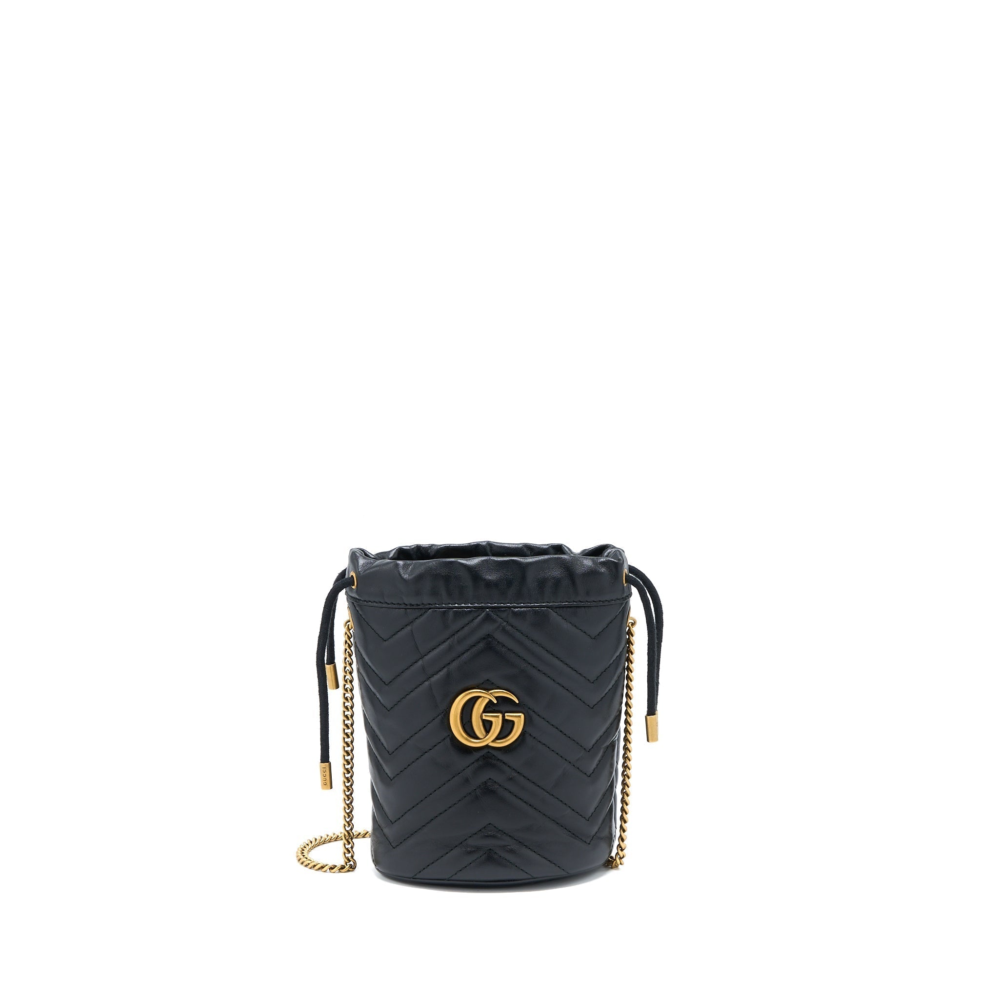 Gucci GG Marmont Mini Bucket Black
