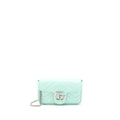 Gucci GG Marmont Super Mini Bag Calfskin Mint Green SHW