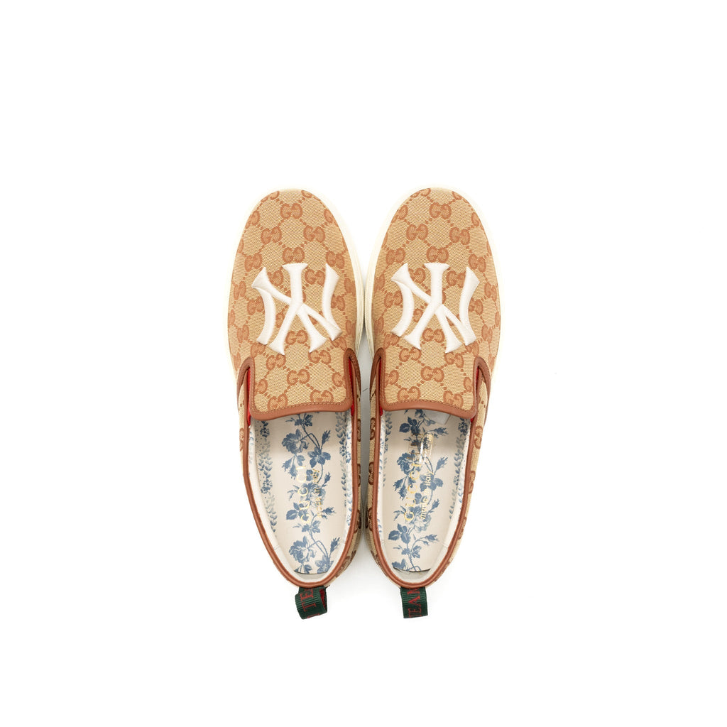 Gucci size 42 GG slip-on sneaker canvas multicolour