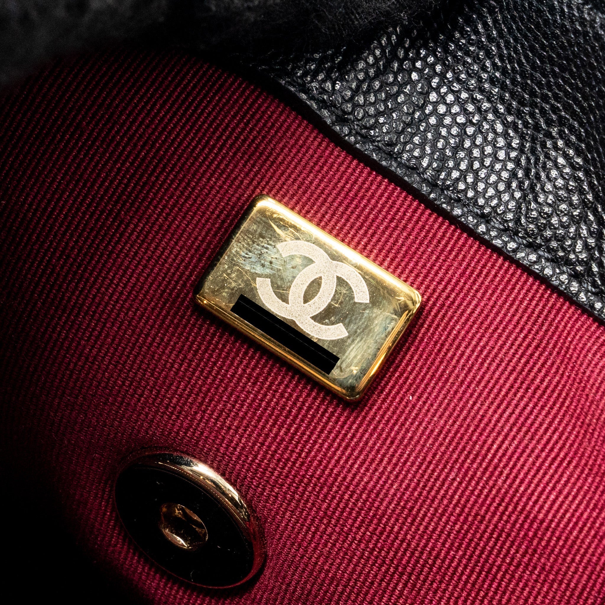 Chanel 23s mini Backpack Caviar Black L (Microchip)