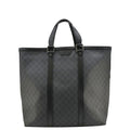 GUCCI GG Supreme Medium Tote Bag Black 322063