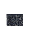 Chanel CC Logo Studded Clutch Limited Edition Black Hardware