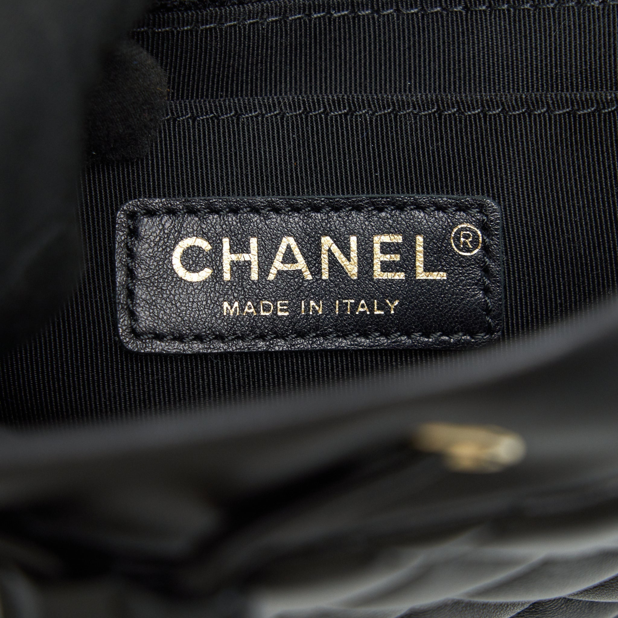 CHANEL QUILTED LAMBSKIN URBAN SPIRIT BACKPACK BLACK