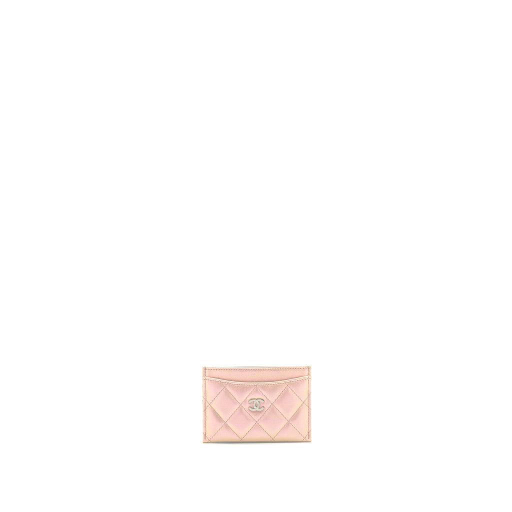 Chanel 21K Iridescent Pink Flat  Holder