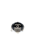 Chanel Runway Orb-shaped Evening Clutch Black with Crystal / Crystal Chain