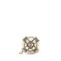 Chanel Runway White Crystal Round Evening Clutch Shoulder Bag Box