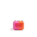 Chanel Runway Minaudiere Clutch Pink/ Orange