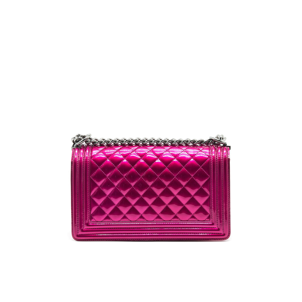 Chanel Medium Leboy Bag Metallic Pink