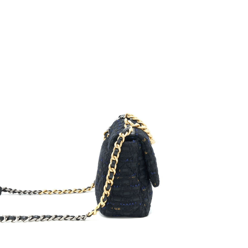 Chanel Tweed Small 19 Flap Bag
