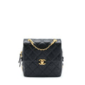 Chanel 22P Flap Backpack Caviar Black