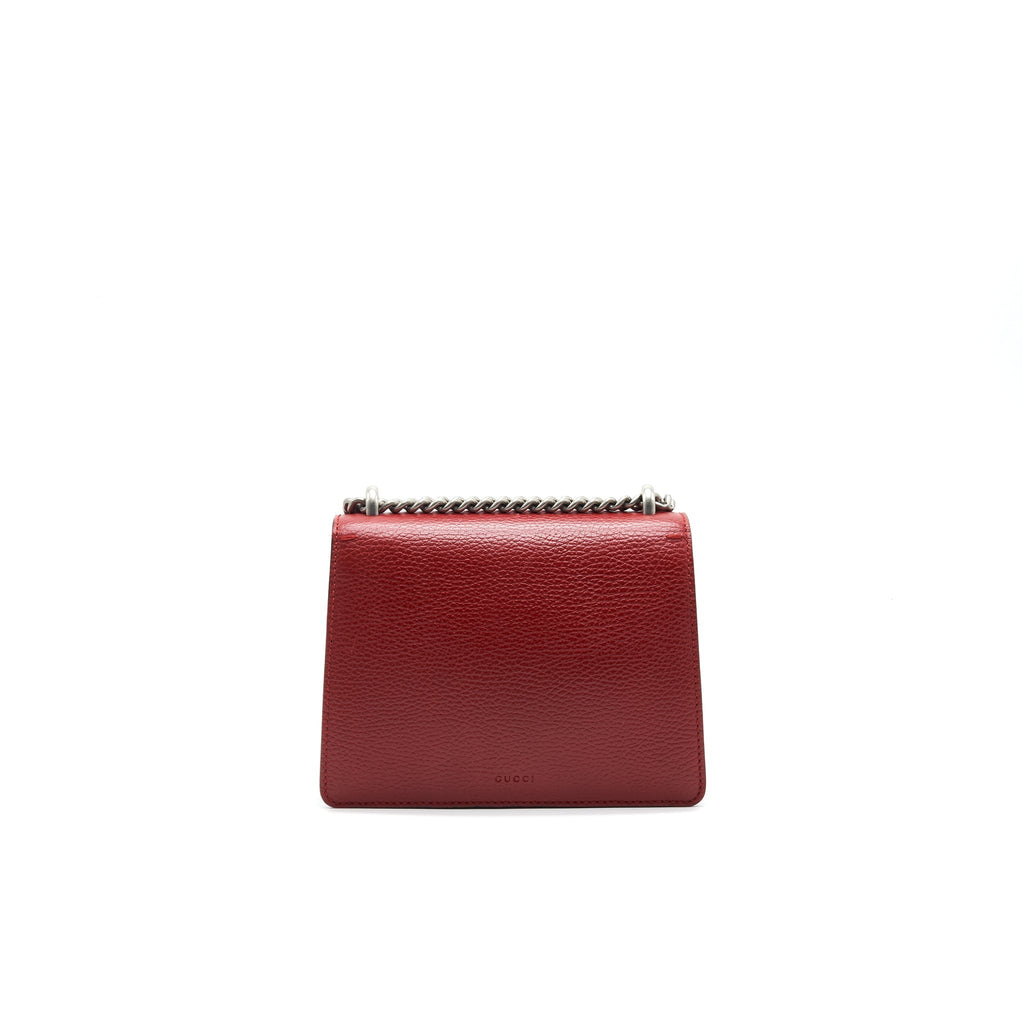 GUCCI DIONYSUS MINI LEATHER BAG RED