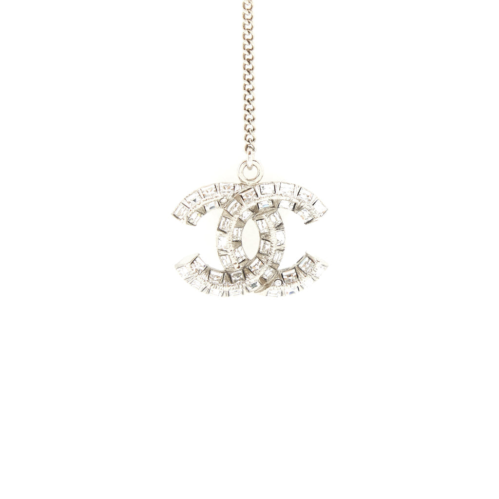 Chanel Crystal Drop Earrings