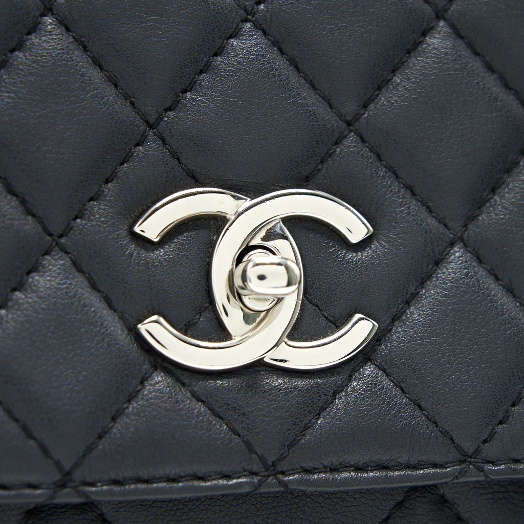 Chanel Flap Bag With Chain Large Black